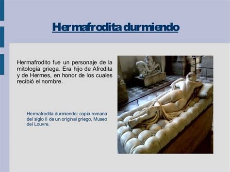 hermafrodita desnudos|hermafrodita durmiente significado.